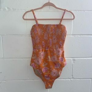 One piece floral swimsuit